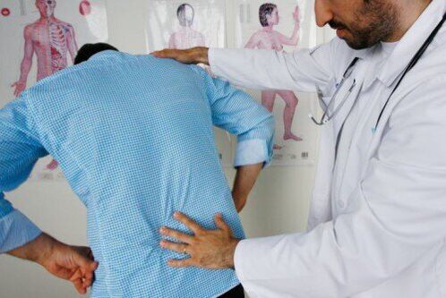 For the diagnosis of pain in the lumbar region, you need to see a doctor