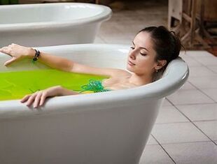 Healing pool made of cervical osteochondrosis