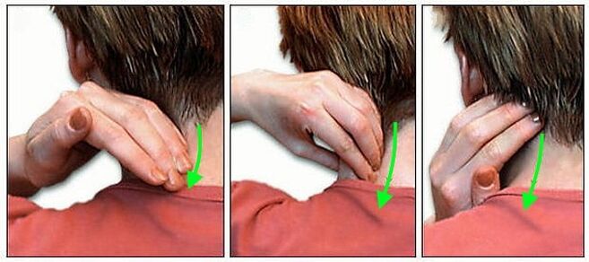 Self -massage of the neck