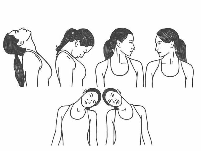 Medical exercises for osteochondose of the cervical spine