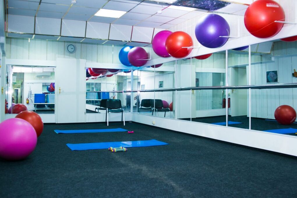 Room for exercise therapy